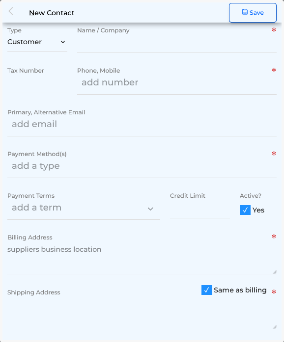 Create Contact Form