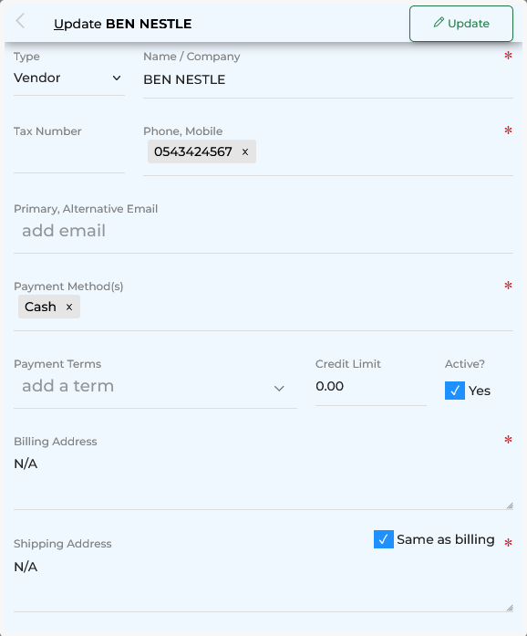 Create Contact Form